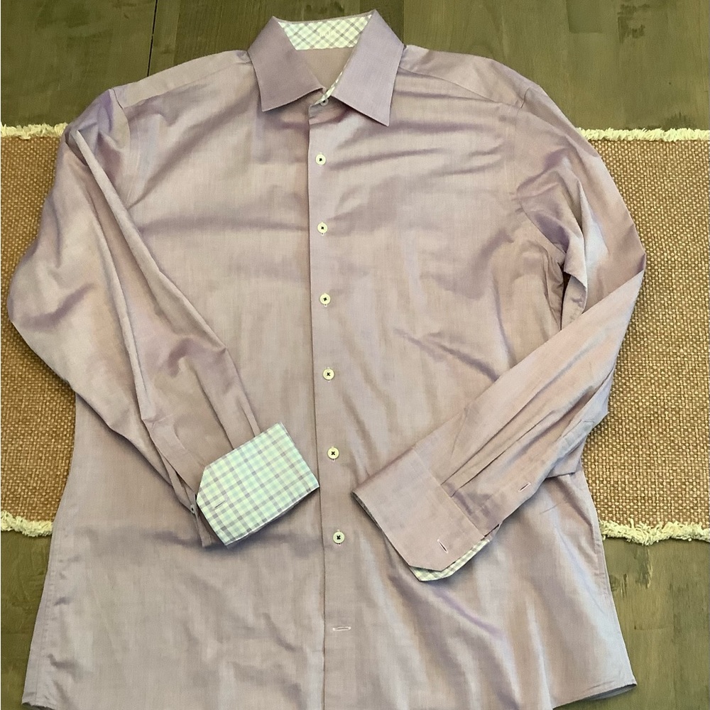 J.Hilburn Men’s Custom dress shirt 16.25 neck